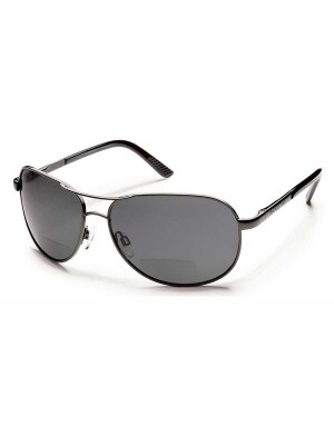 Suncloud Aviator Bifocal Sunglasses Polarized in Gunmetal